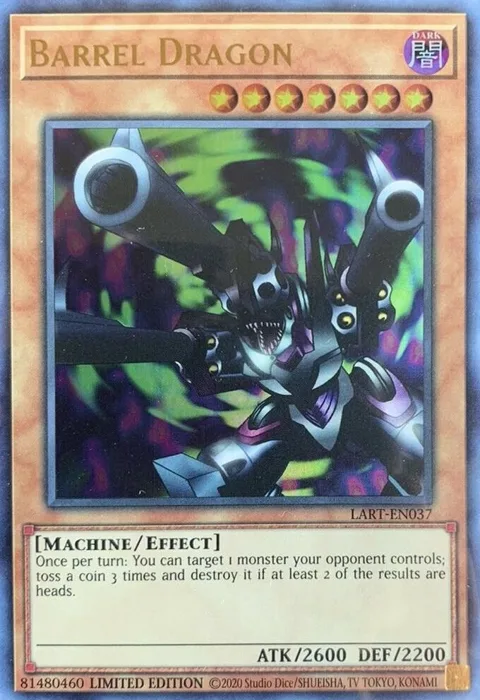 Barrel Dragon LART-EN037 Yu-Gi-Oh card from The Lost Art Promotion