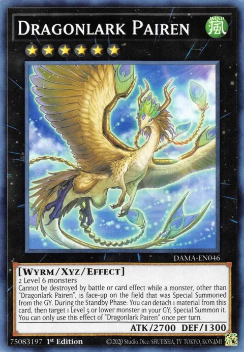 Dragonlark Pairen DAMA-EN046 Yu-Gi-Oh card from Dawn of Majesty