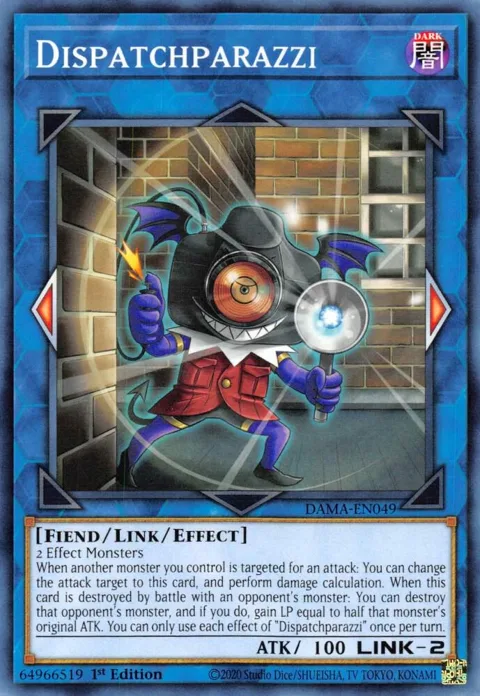Dispatchparazzi DAMA-EN049 Yu-Gi-Oh card from Dawn of Majesty