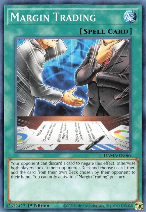 Margin Trading DAMA-EN069 Yu-Gi-Oh card from Dawn of Majesty