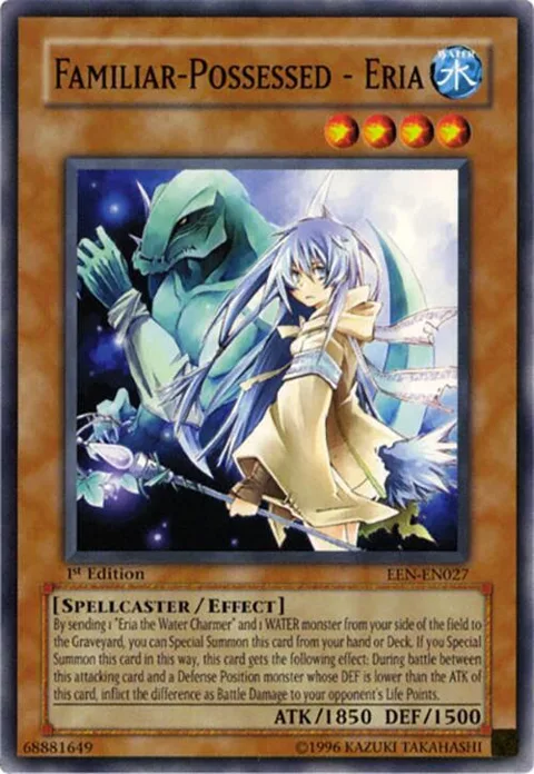 Familiar-Possessed - Eria EEN-EN027 1st Edition Yu-Gi-Oh card from Elemental Energy