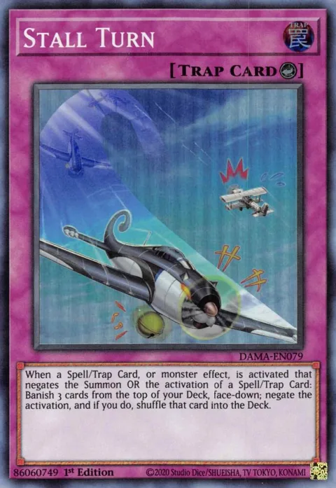 Stall Turn DAMA-EN079 Yu-Gi-Oh card from Dawn of Majesty