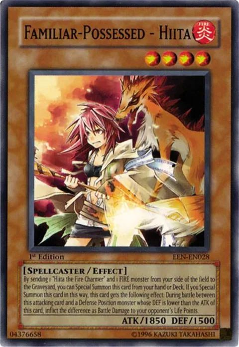 Familiar-Possessed - Hiita EEN-EN028 Yu-Gi-Oh card from Elemental Energy