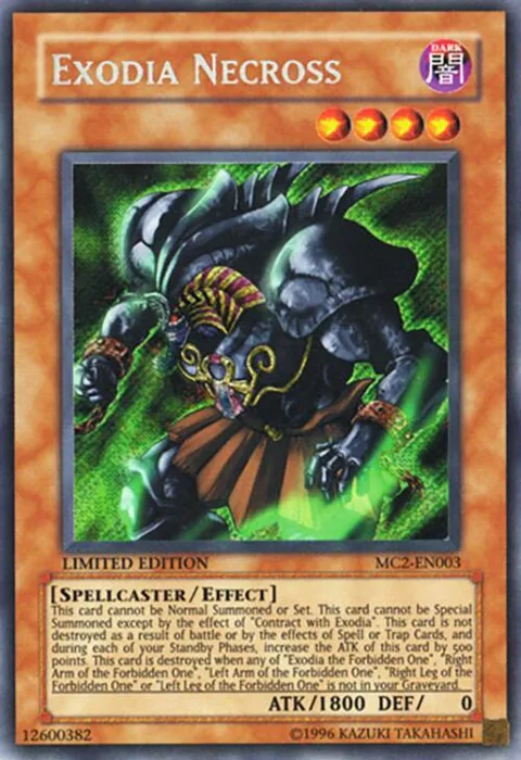 Exodia Necross MC2-EN003 Yu-Gi-Oh card from Master Collection Volume 2