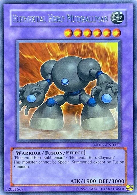 Elemental Hero Mudballman MDP2-EN002K Yu-Gi-Oh card from Redemption Replacement