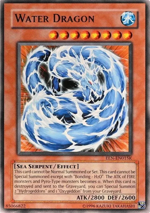 Water Dragon EEN-EN015K Yu-Gi-Oh card from Redemption Replacement
