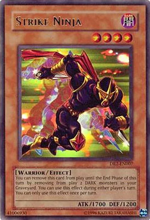Strike Ninja DR2-EN007 Yu-Gi-Oh card from Dark Revelation Volume 2