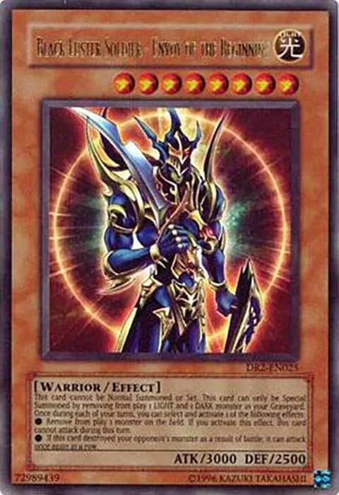 Black Luster Soldier - Envoy of the Beginning DR2-EN025 Yu-Gi-Oh card from Dark Revelation Volume 2