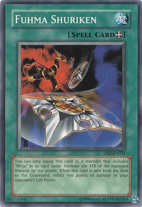 Fuhma Shuriken DR2-EN031 Yu-Gi-Oh card from Dark Revelation Volume 2