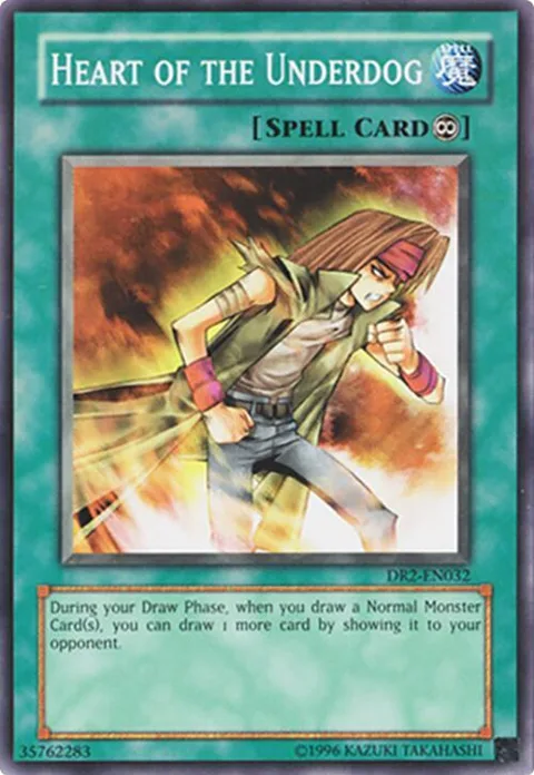 Heart of the Underdog DR2-EN032 Yu-Gi-Oh card from Dark Revelation Volume 2