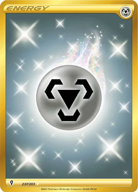 Metal Energy Secret Rare #237/203 Holofoil Pokémon card from Evolving Skies