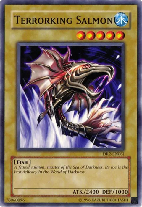 Terrorking Salmon DR2-EN061 Yu-Gi-Oh card from Dark Revelation Volume 2