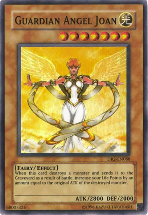 Guardian Angel Joan DR2-EN088 Yu-Gi-Oh card from Dark Revelation Volume 2