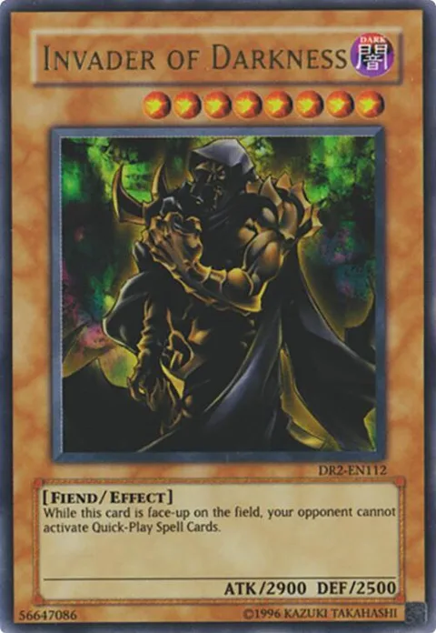 Invader of Darkness DR2-EN112 Yu-Gi-Oh card from Dark Revelation Volume 2