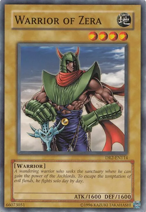 Warrior of Zera DR2-EN114 Yu-Gi-Oh card from Dark Revelation Volume 2