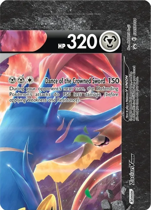 Zacian V-UNION #SWSH164 Holofoil Pokémon card from Sword & Shield Promo Cards