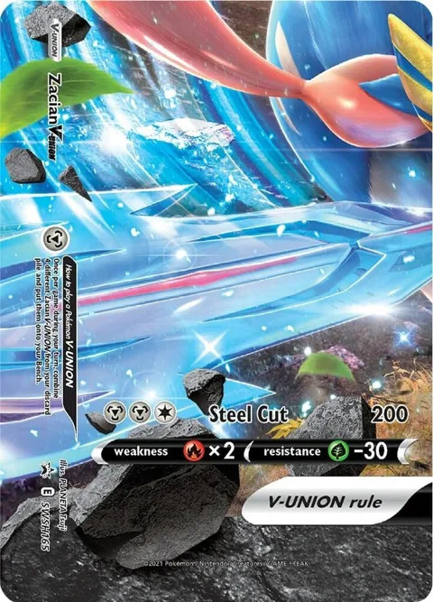 Zacian V-UNION #SWSH165 Holofoil Pokémon card from Sword & Shield Promo Cards