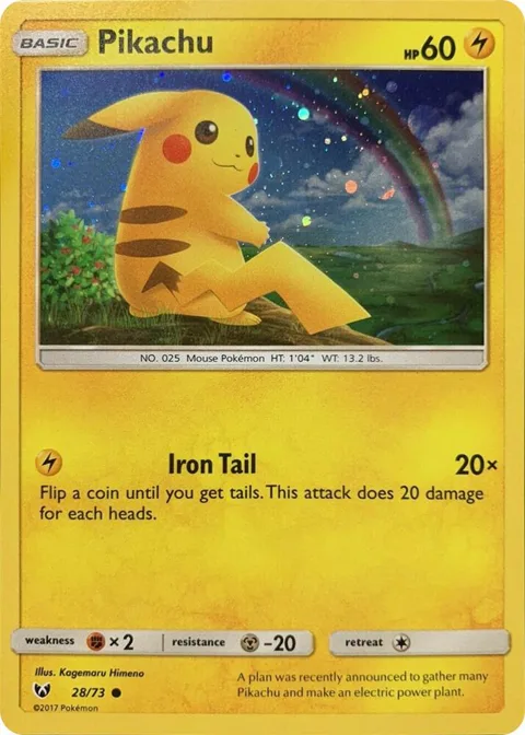 Pikachu - 28/73 Cosmos Holo #028/073 Holofoil Pokémon card from Miscellaneous Cards & Products