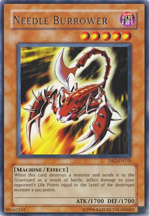 Needle Burrower DR2-EN132 Yu-Gi-Oh card from Dark Revelation Volume 2