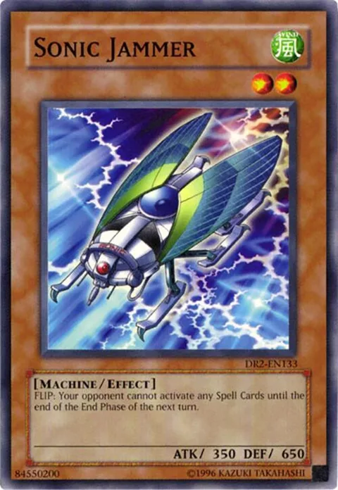 Sonic Jammer DR2-EN133 Yu-Gi-Oh card from Dark Revelation Volume 2