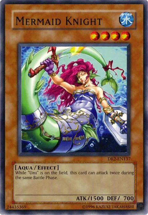 Mermaid Knight DR2-EN137 Yu-Gi-Oh card from Dark Revelation Volume 2