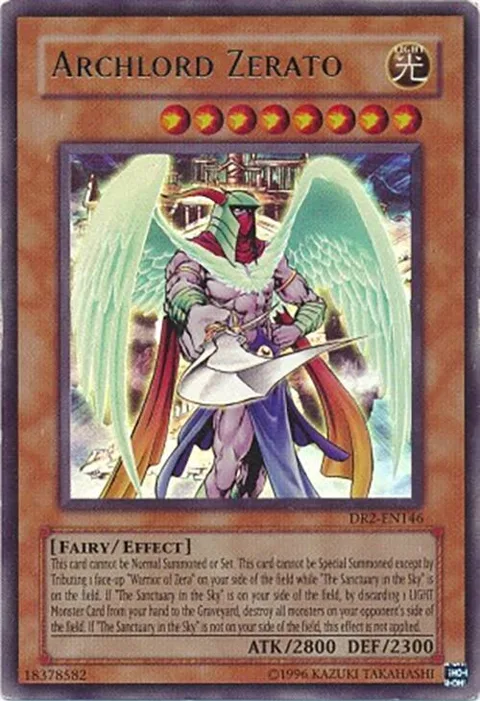Archlord Zerato DR2-EN146 Yu-Gi-Oh card from Dark Revelation Volume 2