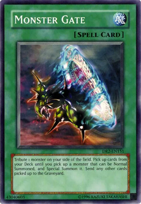 Monster Gate DR2-EN151 Yu-Gi-Oh card from Dark Revelation Volume 2