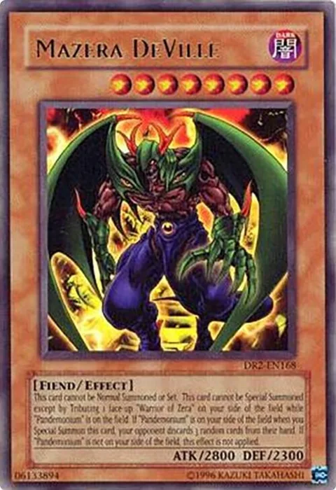 Mazera DeVille DR2-EN168 Yu-Gi-Oh card from Dark Revelation Volume 2