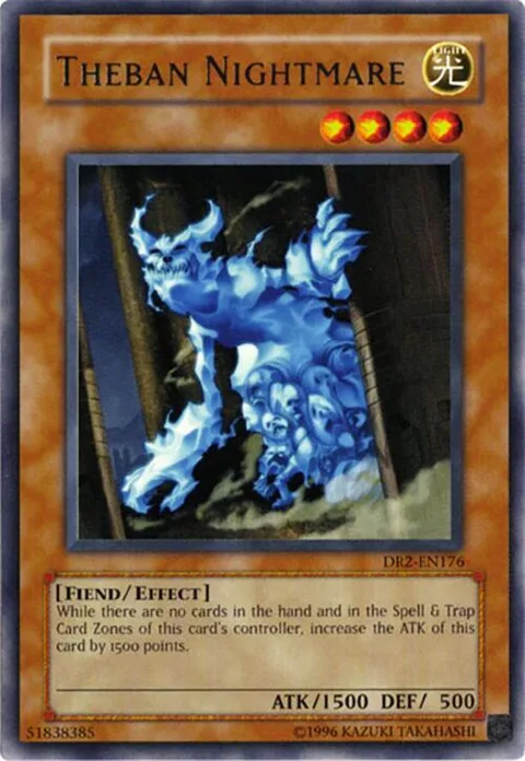 Theban Nightmare DR2-EN176 Yu-Gi-Oh card from Dark Revelation Volume 2