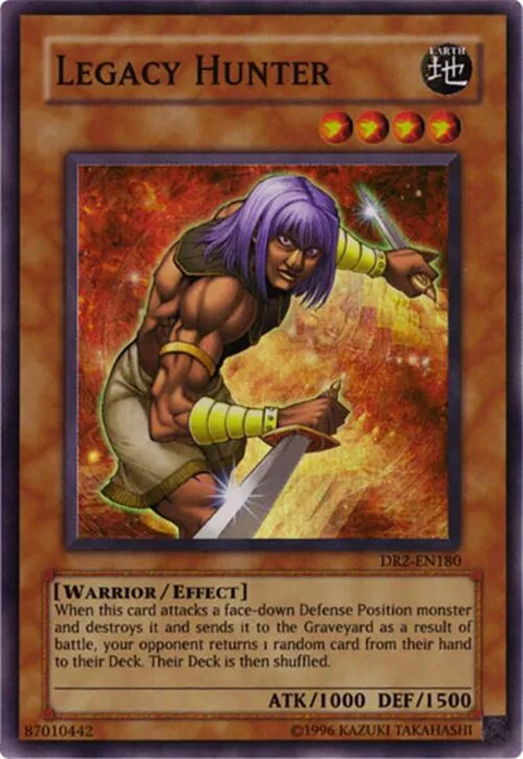 Legacy Hunter DR2-EN180 Yu-Gi-Oh card from Dark Revelation Volume 2