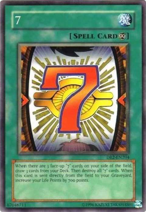 7 DR2-EN204 Yu-Gi-Oh card from Dark Revelation Volume 2