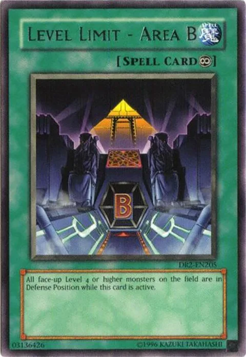 Level Limit - Area B DR2-EN205 Yu-Gi-Oh card from Dark Revelation Volume 2