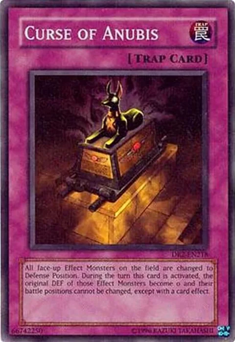 Curse of Anubis DR2-EN218 Yu-Gi-Oh card from Dark Revelation Volume 2