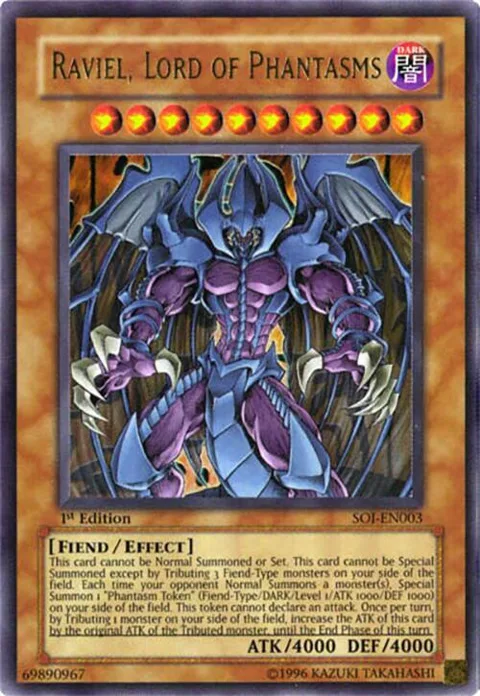 Raviel, Lord of Phantasms SOI-EN003 Unlimited Yu-Gi-Oh card from Shadow of Infinity
