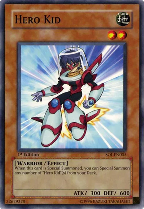Hero Kid SOI-EN005 Unlimited Yu-Gi-Oh card from Shadow of Infinity