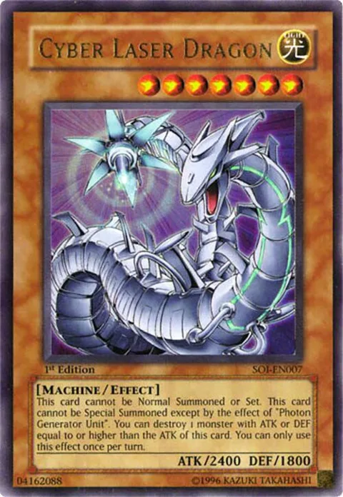 Cyber Laser Dragon SOI-EN007 Unlimited Yu-Gi-Oh card from Shadow of Infinity