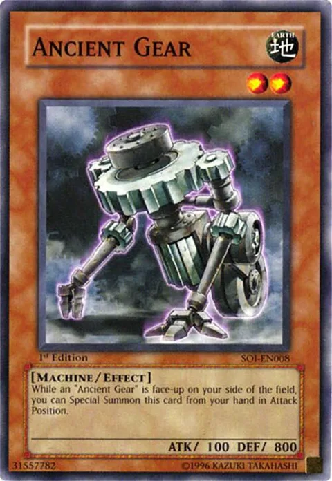 Ancient Gear SOI-EN008 Unlimited Yu-Gi-Oh card from Shadow of Infinity