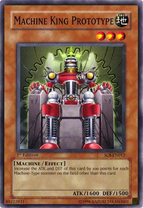 Machine King Prototype SOI-EN012 1st Edition Yu-Gi-Oh card from Shadow of Infinity