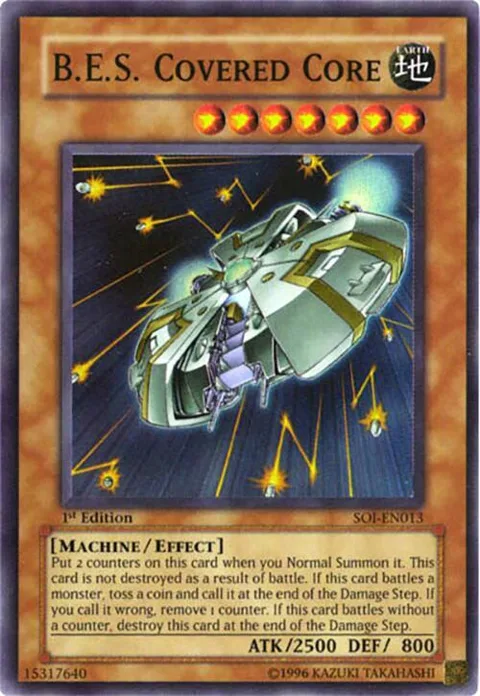 B.E.S. Covered Core SOI-EN013 Yu-Gi-Oh card from Shadow of Infinity