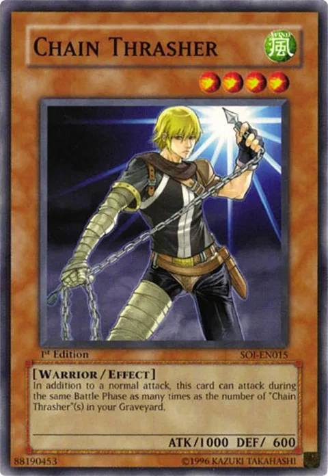 Chain Thrasher SOI-EN015 Yu-Gi-Oh card from Shadow of Infinity