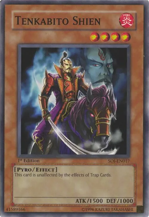 Tenkabito Shien SOI-EN017 1st Edition Yu-Gi-Oh card from Shadow of Infinity