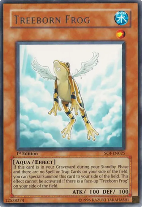 Treeborn Frog SOI-EN025 Unlimited Yu-Gi-Oh card from Shadow of Infinity