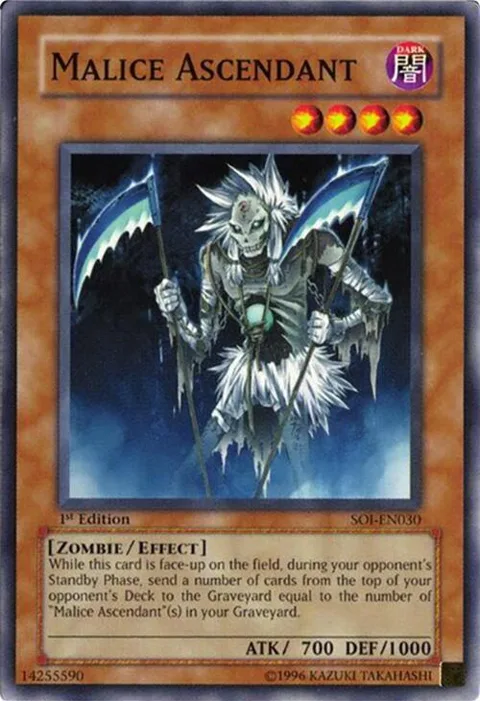 Malice Ascendant SOI-EN030 Unlimited Yu-Gi-Oh card from Shadow of Infinity