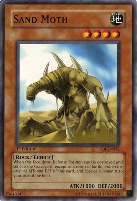 Sand Moth SOI-EN032 1st Edition Yu-Gi-Oh card from Shadow of Infinity