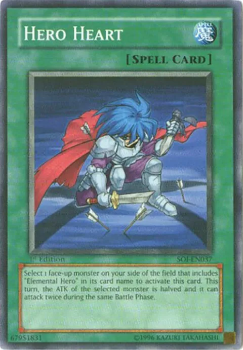 Hero Heart SOI-EN037 Unlimited Yu-Gi-Oh card from Shadow of Infinity