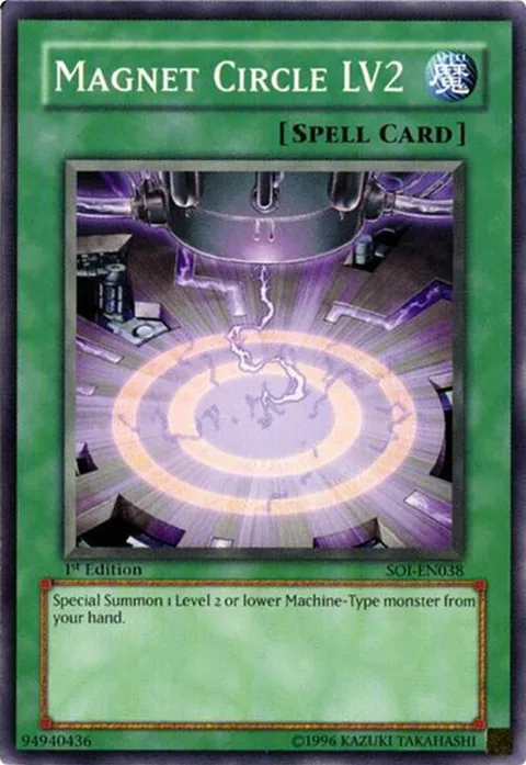 Magnet Circle LV2 SOI-EN038 1st Edition Yu-Gi-Oh card from Shadow of Infinity
