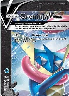 Greninja V-UNION #SWSH155 Holofoil Pokémon card from Sword & Shield Promo Cards