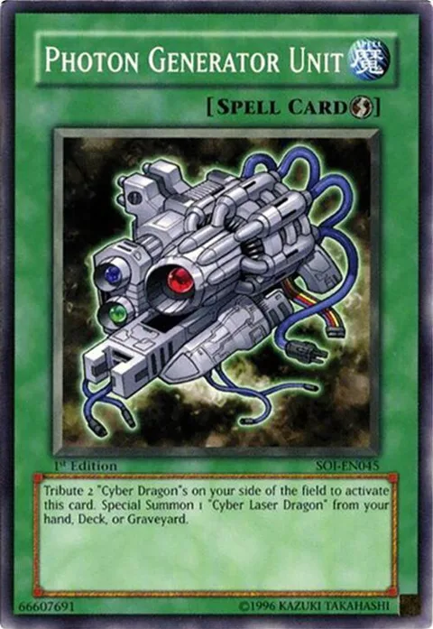 Photon Generator Unit SOI-EN045 Unlimited Yu-Gi-Oh card from Shadow of Infinity