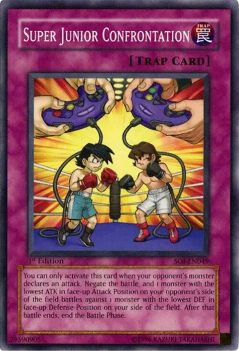 Super Junior Confrontation SOI-EN049 1st Edition Yu-Gi-Oh card from Shadow of Infinity