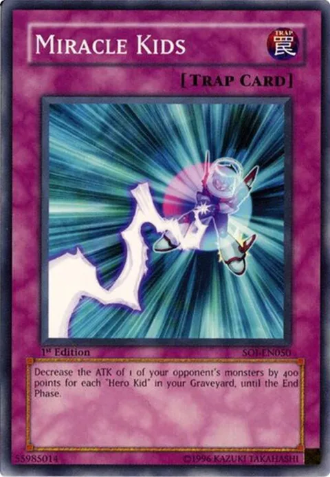 Miracle Kids SOI-EN050 Unlimited Yu-Gi-Oh card from Shadow of Infinity
